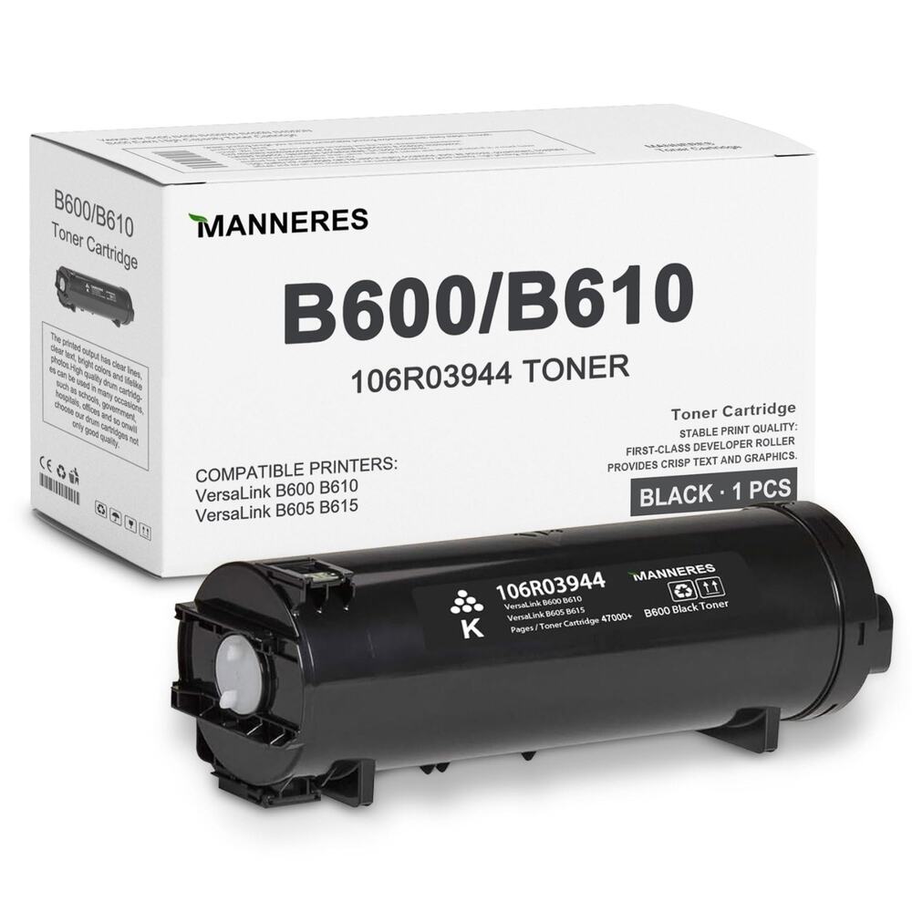 MANNERES 106R03944 Black Toner Xerox VersaLink B600 B610 High Yield